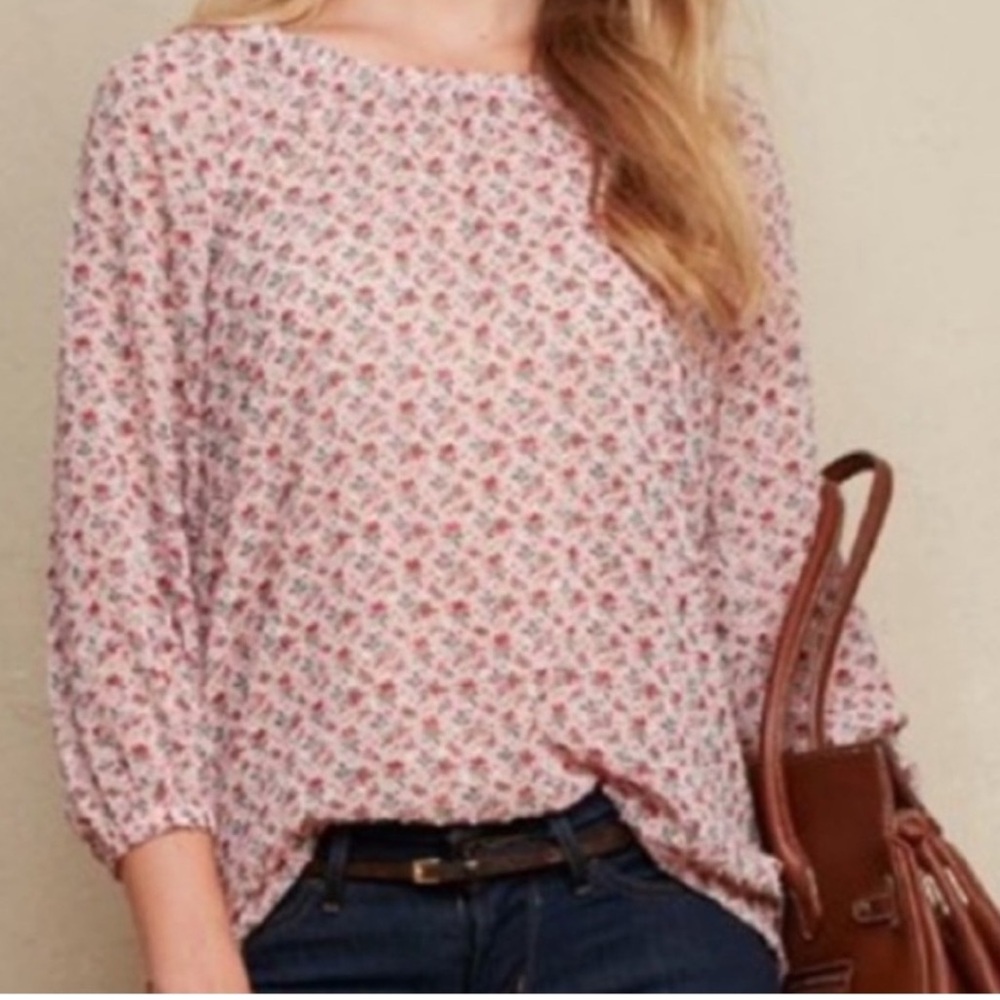 NWT Matilda Jane Chelsea Pink Green
Burgundy Tie Back Top Medium. Flowy Casual